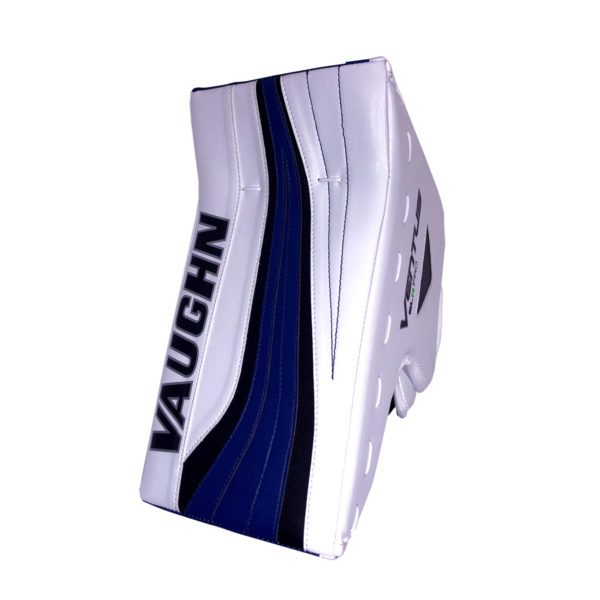 Vaughn Ventus SLR Pro Senior Goalie Blocker in Black, Blue and White