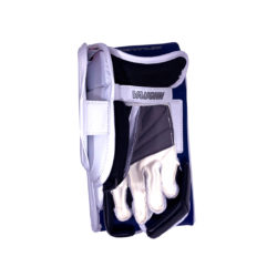 Vaughn Ventus SLR Pro Senior Goalie Blocker in Black, BLue and White on the bottom