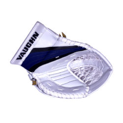 Vaughn Ventus SLR Pro Senior Goalie Glove in Black, Blue and White