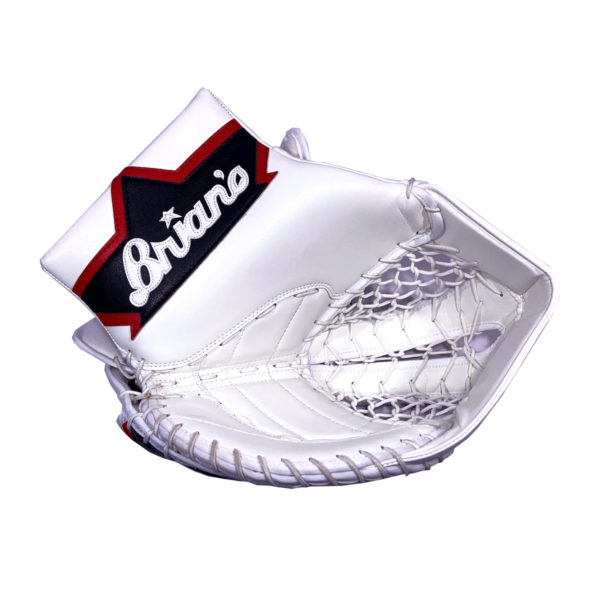 Brians Alite Senior Goalie Catch Glove in Red, Black and White