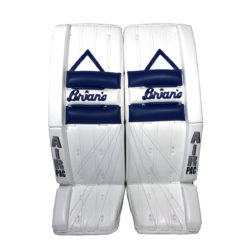 Brians Alite Senior Goalie Leg Pads Blue and White