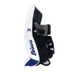 Brians Alite Senior Goalie Leg Pads Blue and White Custom