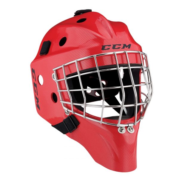 CCM 1.5 Youth Carbon Decal Certified Straight Bar Goalie Mask