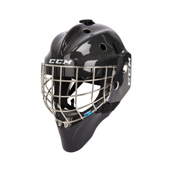 CCM Carbon 1.5 Junior Certified Straight Bar Goalie Mask Black