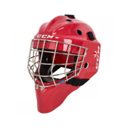CCM Carbon 1.5 Youth Certified Straight Bar Goalie Mask Red