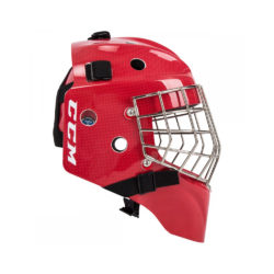 CCM Carbon 1.5 Youth Certified Straight Bar Goalie Mask Side