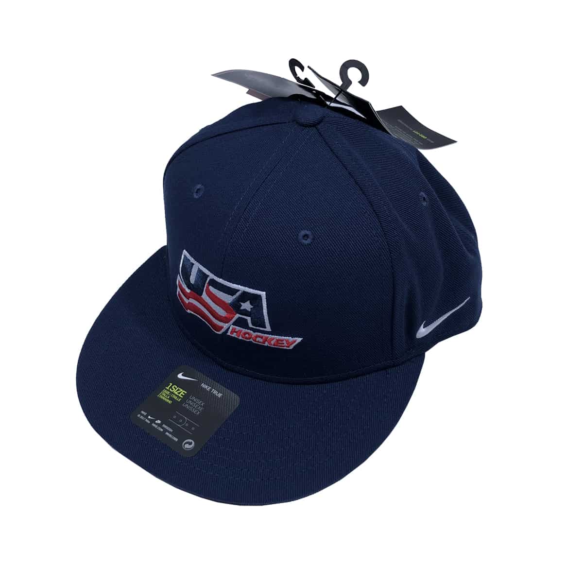 USA Hockey Nike DRI-FIT True Core Hat in Navy (Front)