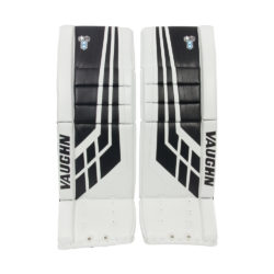 Vaughn Velocity VE8 Pro Senior Leg Pads Black and White