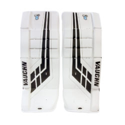 Vaughn Velocity VE8 Youth Leg Pads in White and Black