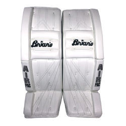 Brians Alite Intermediate Goalie Pads in All White