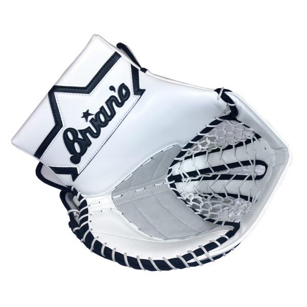 Brians Alite Junior Goalie Catch Glove in Black and White