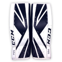 CCM Premier P2.5 Junior Goalie Pads in Black and White