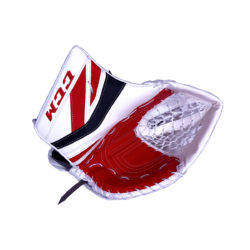 CCM Premier P2.9 Intermediate Goalie Catch Glove in Black, Red and White