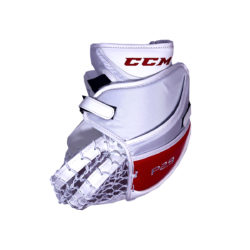 CCM Premier P2.9 Intermediate Goalie Catch Glove in Black, Red and White on Back