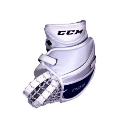 CCM Premier P2.9 Intermediate Goalie Catch Glove in Blue and White on Back