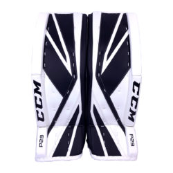 CCM Premier P2.9 Intermediate Goalie Pads in Black and White