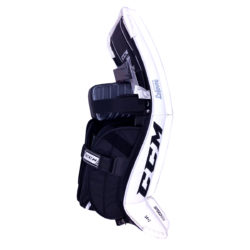 CCM Premier P2.9 Intermediate Goalie Pads in Black and White on back