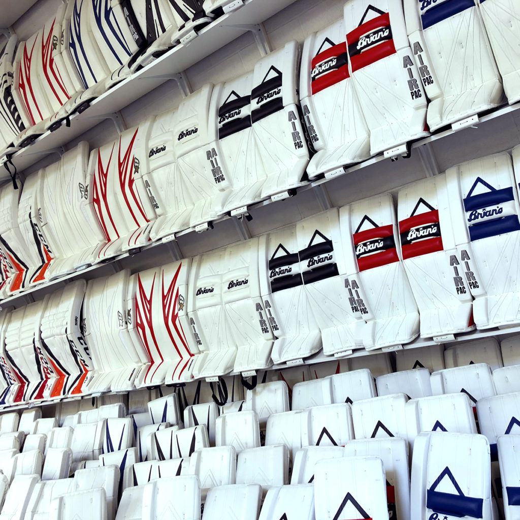 Goalies Plus offers a large variety of goalie pads