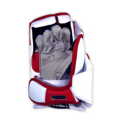 Bauer Supreme S27 Junior Goalie Blocker in Red and White on Back