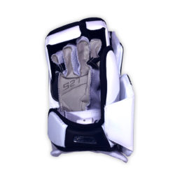 Bauer Supreme S27 Senior Goalie Blocker in Black and White on Back