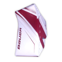 Bauer Supreme S27 Senior Goalie Blocker in Red and White