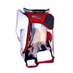 Bauer Supreme S29 Intermediate Goalie Blocker in Red and White on Back