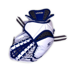 Bauer Supreme S29 Senior Goalie Catch Glove in Blue and White on Back