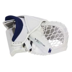 Vaughn Ventus SLR2 Youth Goalie Catch Glove in Blue and White on Top