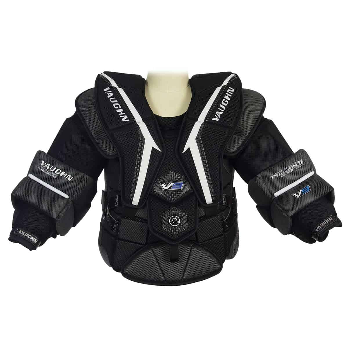 Goalies Plus (Best Price) Vaughn Velocity V9 Pro Carbon Senior Goalie Chest & Arm Protector