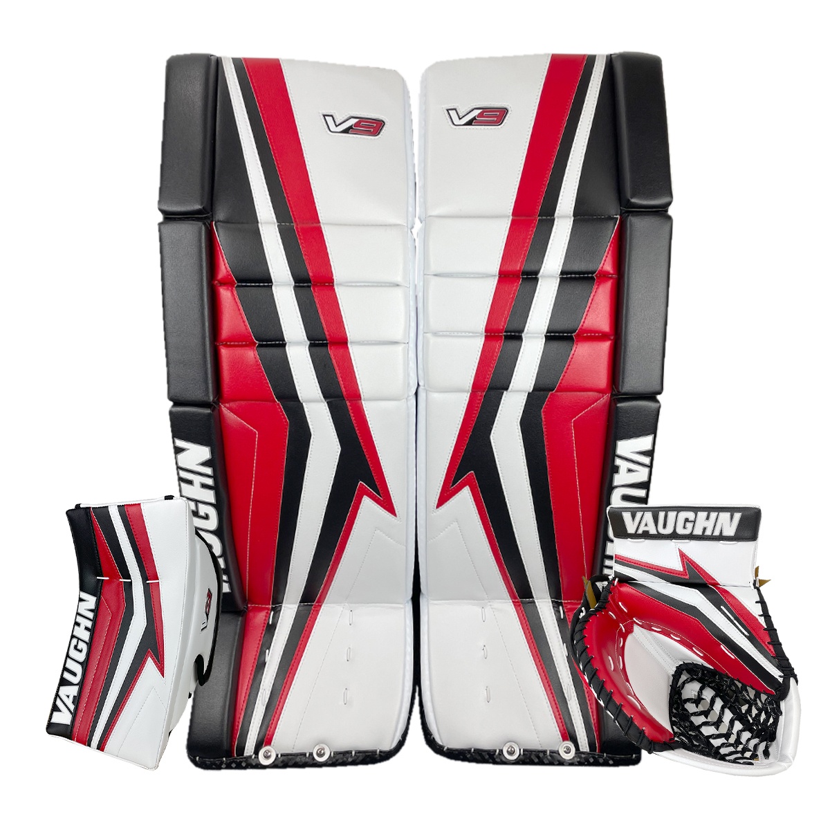 Used Vaughn V9 31 1/2 Goalie Leg Pads Goalie Leg Pads