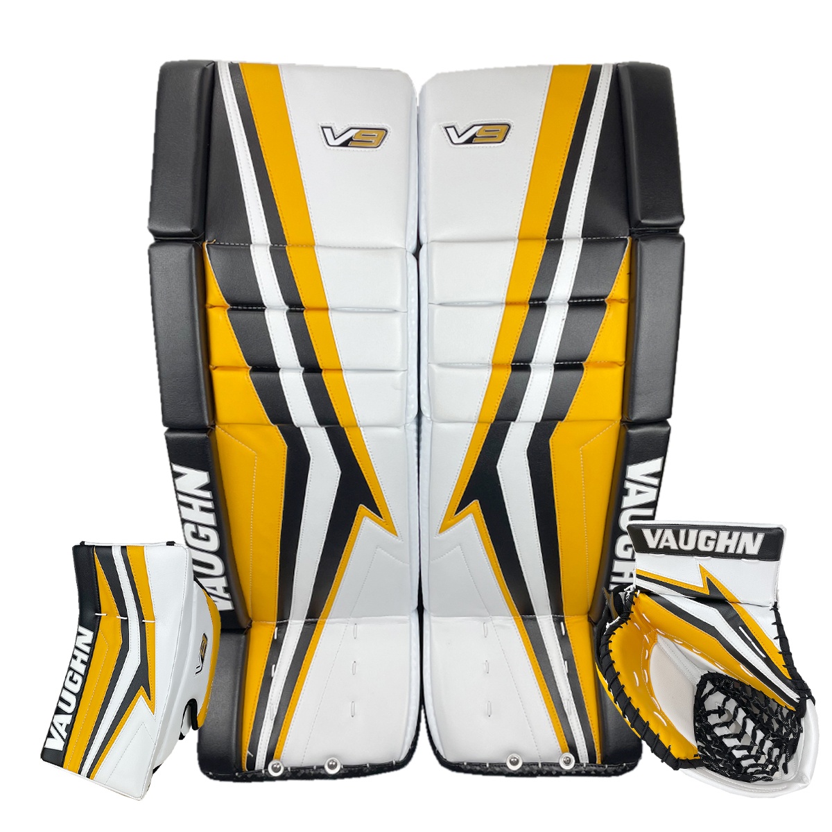 Vaughn Velocity Iceberg Pro Intermediate Goalie Leg Pads - Special Edition