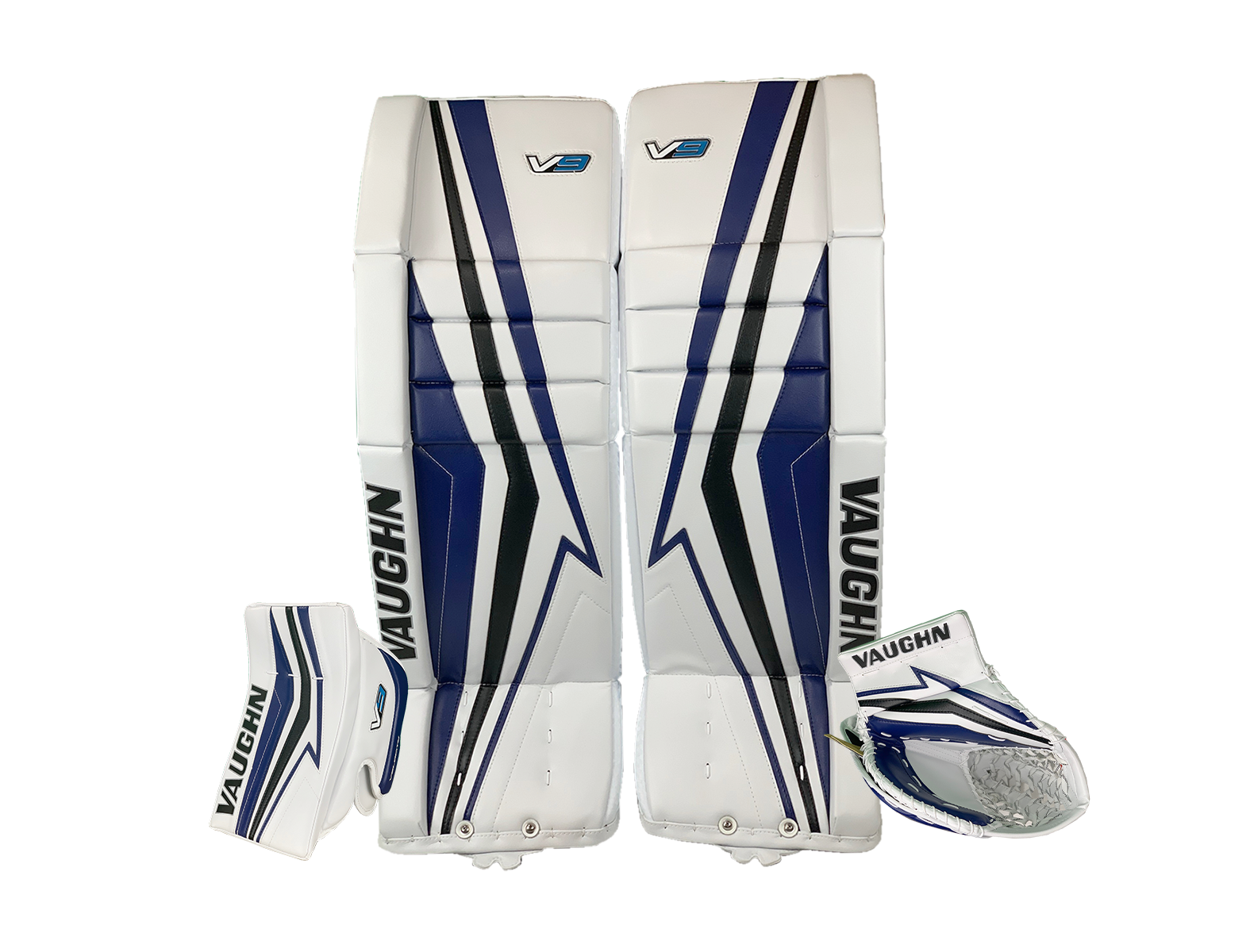 Vaughn Velocity V9 Pro Carbon Senior Goalie Leg Pads [Single Break]