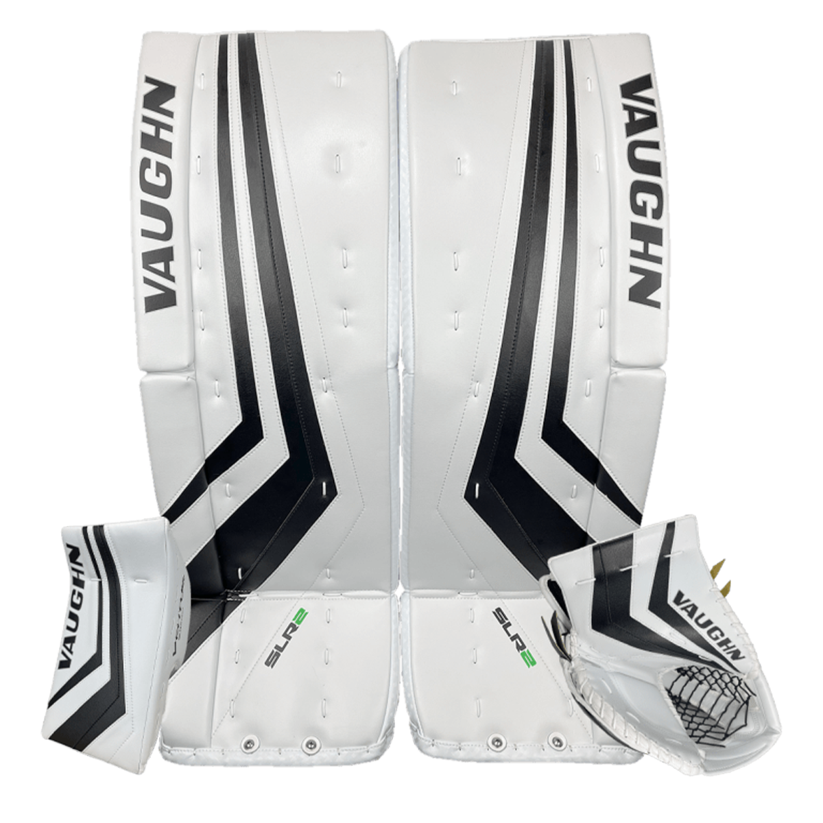 Goalies Plus - (Best Price) Vaughn Velocity VE8 Pro Single Break Senior Leg  Pads [Stock Version]