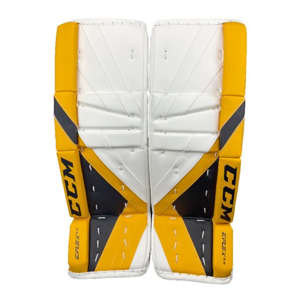 CCM Extreme Flex E5.5 Junior Goalie Leg Pads [Double Break Special Edition]