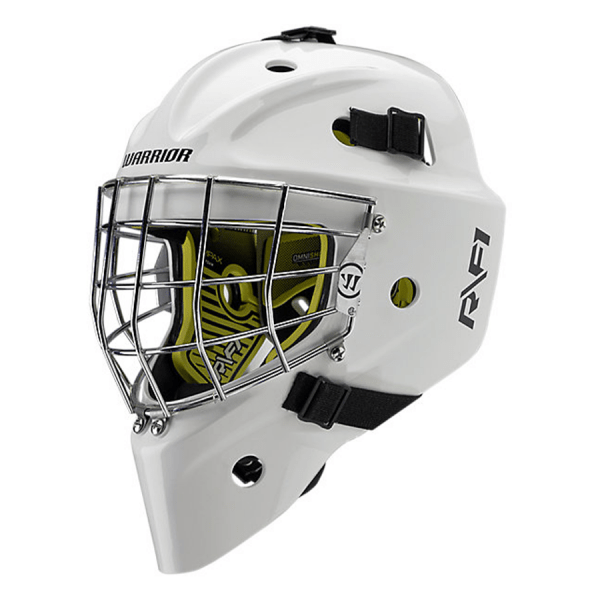Warrior Ritual F1 Junior Goalie Mask [Straight Bar Cage]