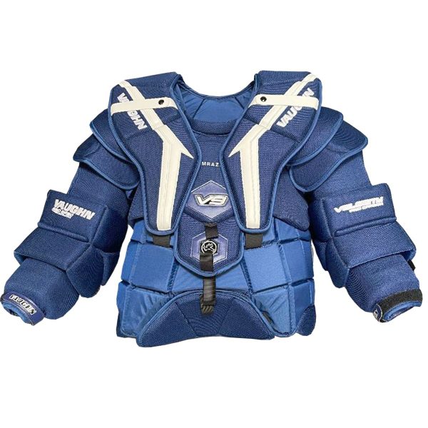Vaughn Velocity V9 Pro Return Goalie Chest & Arm Protector - Petr Mrazek [Home Blue]