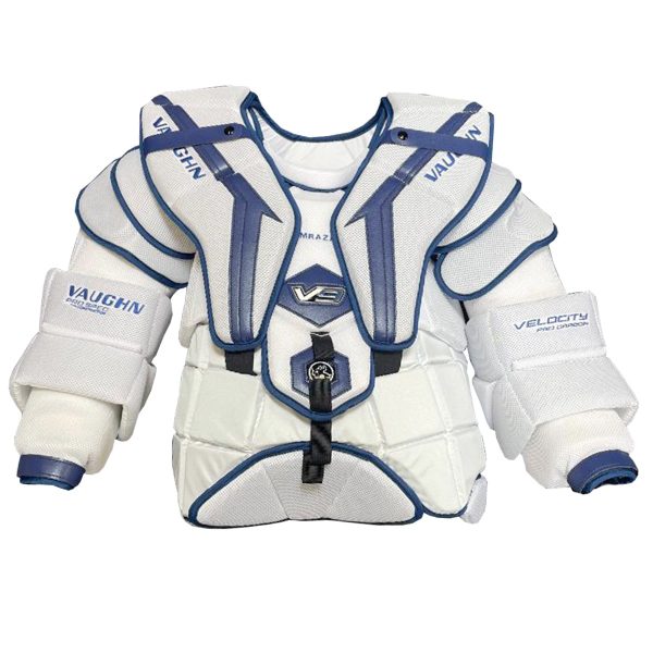 Vaughn Velocity V9 Pro Return Goalie Chest & Arm Protector - Petr Mrazek [Away White]