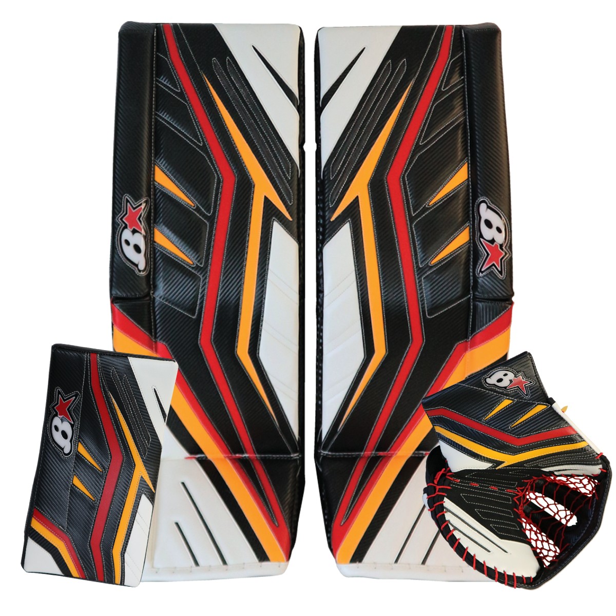 Brian's G-Netik Pro V Senior Custom Goalie Leg Pads