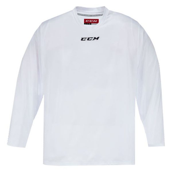CCM 5000 Series Practice Senior Goalie Hockey Jersey [White]