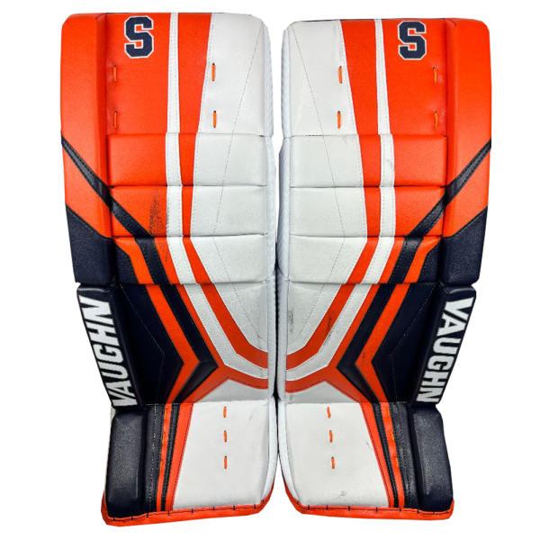 Vaughn Velocity V10 Pro Return Goalie Leg Pads [Allie Kelley]