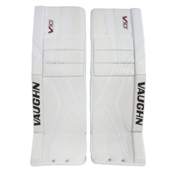 Vaughn Velocity V10 Pro Intermediate Goalie Leg Pads - Stock Version