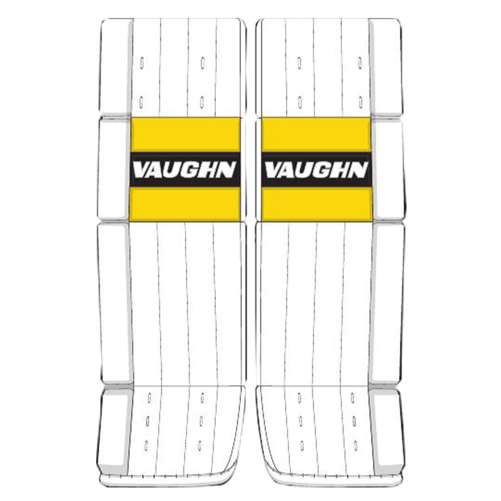 Vaughn Classic Series Pro Intermediate Goalie Leg Pads - Double Break - Image 10