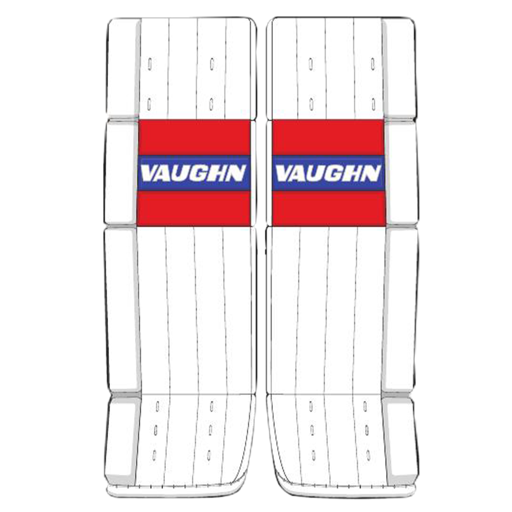 Vaughn Classic Series Pro Intermediate Goalie Leg Pads - Double Break - Image 12